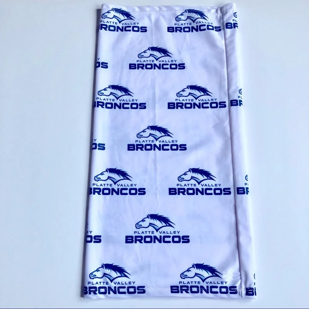 Neck Gaiter Headband Hiking Wear PLATTE VALLEY BRONCOS Men’s UNISEX - Picture 2 of 11